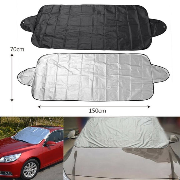 Belom Foldable Car Visor Screen Sun Shade Cover Front,Rear-Window Protector Windshield