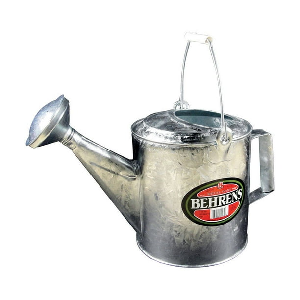 Behrens 210 2 1 2 Gallon Steel Watering Can Silver Best Info