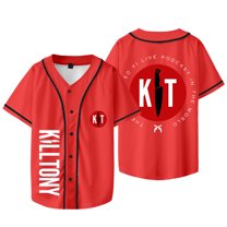 Kill Tony Logo Merch Baseball Jacket Tee Summer Women Men Fashion Short Sleeve V-neck T-Shirts