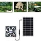 thumbnail image 5 of Ventilador Solar Portátil de 2 W y 5 V | Silicio Monocristalino de Alta Eficiencia | Salida Dc5521 | Extractor de Aire Inalámbrico de Bajo Consumo para Mascotas, Ideal para Gallineros, Patios y Campi, 5 of 6