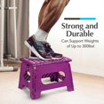 thumbnail image 4 of Taburete plegable Handy Laundry, ligero, morado, 4 of 8