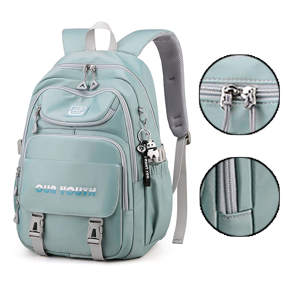 Backpacks for School Teenagers Girls Casual Nylon Travel Bags Multi
