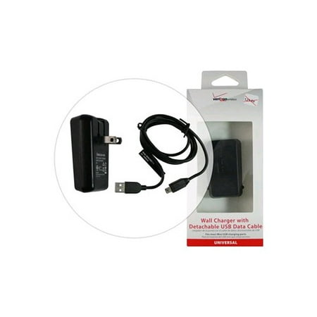 OEM Verizon Mini USB Home/Travel Charger (MINIUSBDTVL) - Black (Bulk Packaging)