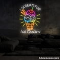 thumbnail image 4 of Glowneon Scream For Ice Cream Neon Sign, Ice Cream Led Sign, Ice Cream Shop Decor, 4 of 5