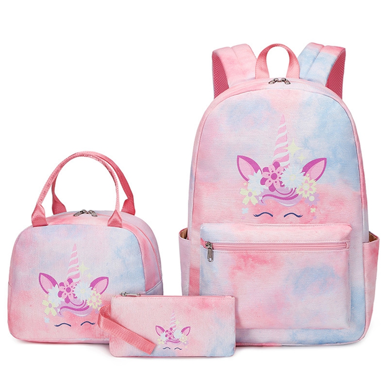 Riapawel Unicorn Backpack And Lunch Box For Girls, Unicorn Backpack For