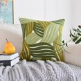 thumbnail image 4 of Juego de 3 fundas de cojín modernas verdes de 45x45cm, fundas de almohada decorativas para sofá, sala de estar y dormitorio, 4 of 5