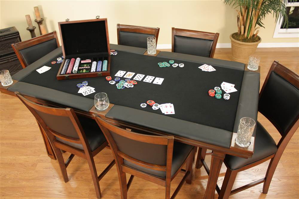 card game table and chairs