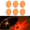 thumbnail image 4 of LED Warning Light, Helicopter Landing Zone Identification 6 PCS 12V LED Emergency Warning Light High Brightness Rescue Operation Signs  For Car Blue,Orange,Orange With Dots, 4 of 8