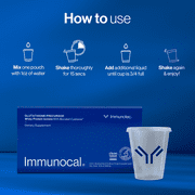 Immunocal® Glutathione Precursor – Whey Protein Isolate, Immune Support, Master Antioxidant, Detox Cleanse + Brain Health | Fat-Free, Sugar-Free, Lactose-Intolerant Friendly | 30 Servings