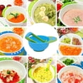 thumbnail image 6 of Baby Grinding Bowl Baby Food Handmade Grinding Bowl Fruits Masher Bowl Baby food grinder Child Holding Fine Grinding Rod Bowl blue-green, 6 of 9