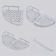 thumbnail image 4 of High Capacity Corner Shower Caddys Stainless Steel Bathroom Storage Basket, 4 of 10