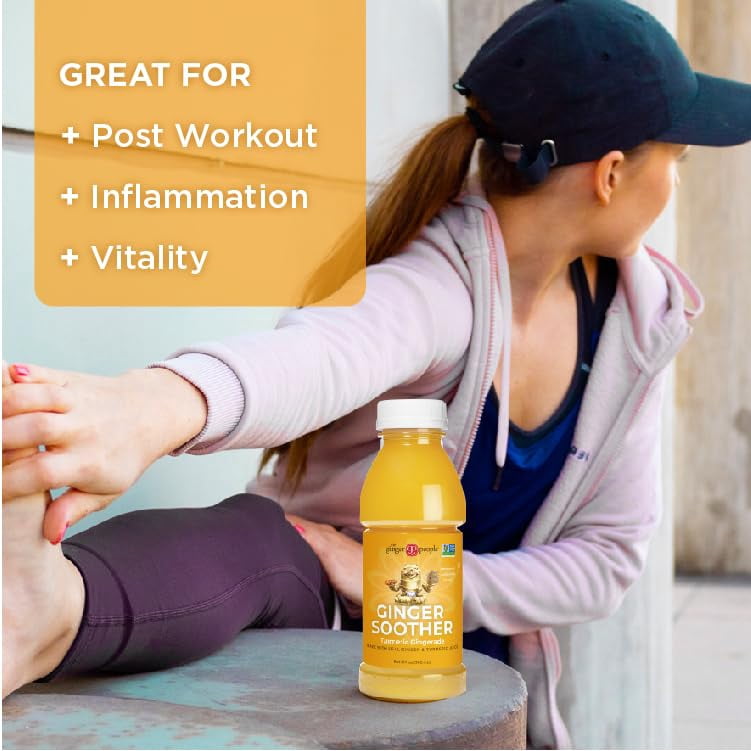 (Pack Of 24) Ginger People Ginger Turmeric Soother Beverage 12 Fl Oz