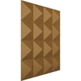 thumbnail image 2 of Ekena Millwork 19 5/8"W x 19 5/8"H Cornelia EnduraWall Decorative 3D Wall Panel, Bright Coat Gold (12-Pack for 32.04 Sq. Ft.), 2 of 6