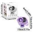 thumbnail image 3 of 2026 Car Air Conditioner Fan with LED Display, 360° Rotation 199 Speed Adjustable USB Rechargeable Personal Coolin Fan, Portable Mini System for Auto Vehicle Travel(Purple), 3 of 4