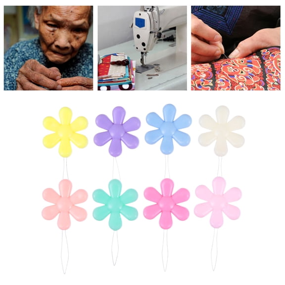 PENIKOKO 20Pcs Hand Sewing Guide Tool Plastic Assorted Color for Crafting and Needlework