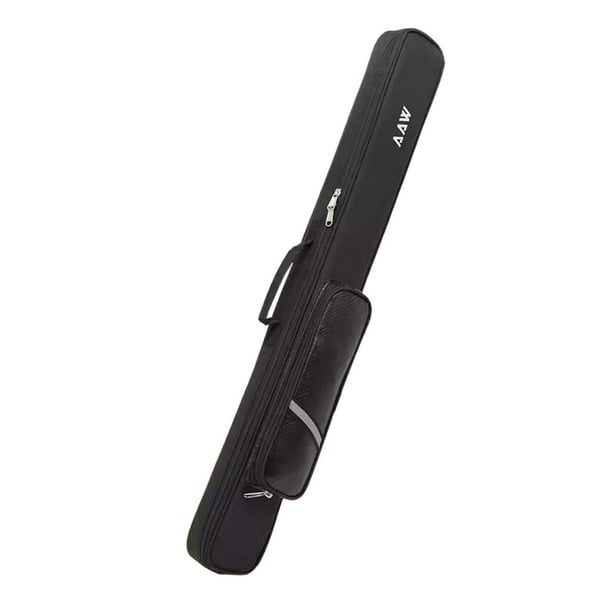 Bolsa de almacenamiento de Estuche de transporte para palo de billar, bolsa de almacenamiento para palo de billar, accesorios para funda de tacos de Negro