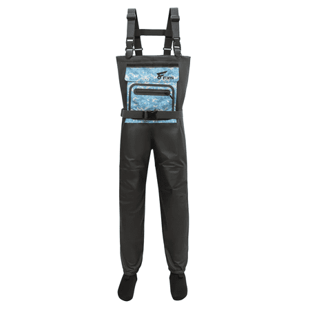 8 Fans Fly Fishing Waders Breathable Waterproof Stocking Foot Chest Waders for Men and Women
