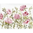 thumbnail image 2 of Chapman, Marcy 14x12 Gold Ornate Wood Framed with Double Matting Museum Art Print Titled - Gentle Rosegarden Pink, 2 of 4