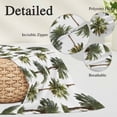 thumbnail image 3 of Tropical Trees Pillow Covers 16"x24", Summer Palm Trees Botanical Vintage Green Soft Brushed Microfiber Breathable Throw Pillow Covers, Decorative Pillowcase with Zipper for Couch Sofa Bedroom, 3 of 9