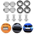 thumbnail image 3 of ColoMX 1 juego de tornillos para matrícula de coche y motocicleta, tapas decorativas para montaje de placa, tornillos para matrícula con tapas, kit de tornillos para matrícula, 3 of 7