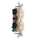 thumbnail image 3 of Contacto Doble Leviton Marfil 20A 125V 10.3X4.2Cm, 3 of 3