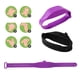 thumbnail image 2 of Pulsera dispensadora de gel antibacterial, diseño moderno en silicona médica, ideal para niños y adultos. Colores variados: azul claro, negro, morado, blanco y rosa. Ajustable, reutilizable y fácil, 2 of 6