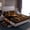 Brown Bear 03, variant on Homewish Rustic Moose Deer Twin Sheet Sets for Adult, Grey Wooden Plank Twin Fitted Sheet, Vintage Checkered Buffalo Flat Sheet, Breathable Home Decor, 3-Piece