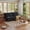 Black, variant on LLappuil 71" Corduroy Futon Convertible Sofa Bed, Loveseat Sleeper Sofa Couch for Living Room Apartment Beige