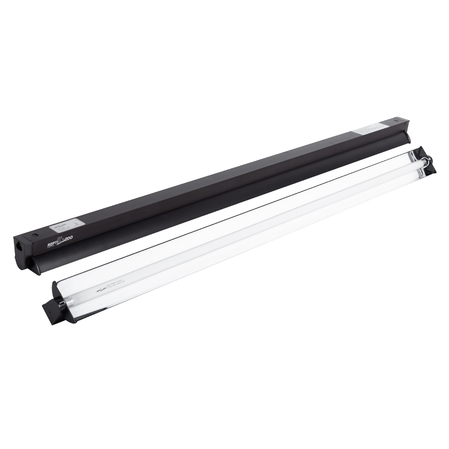REPTIZOO T5 HO UVB Lighting Combo Kit, Terrarium Hood Comes with Desert 10.0 UVB T5 Lamp (39W)