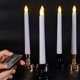 thumbnail image 3 of Led Simulation Long Pole Candle Light Electronic Candle 3pcs, 3 of 5