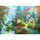 thumbnail image 1 of Taladro de pintura de diamante (DE1166) 5D DIY Cottage Horse bordado completo paisaje Kits 30x40cm FLhrweasw Nuevo, 1 of 1