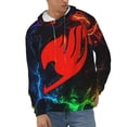 thumbnail image 2 of Fairy Tail Mens Active Sweatshirts Cozy Hoodie 3d Graphic Sweater Casual Winter Clothes Tops Coat Small, 2 of 7