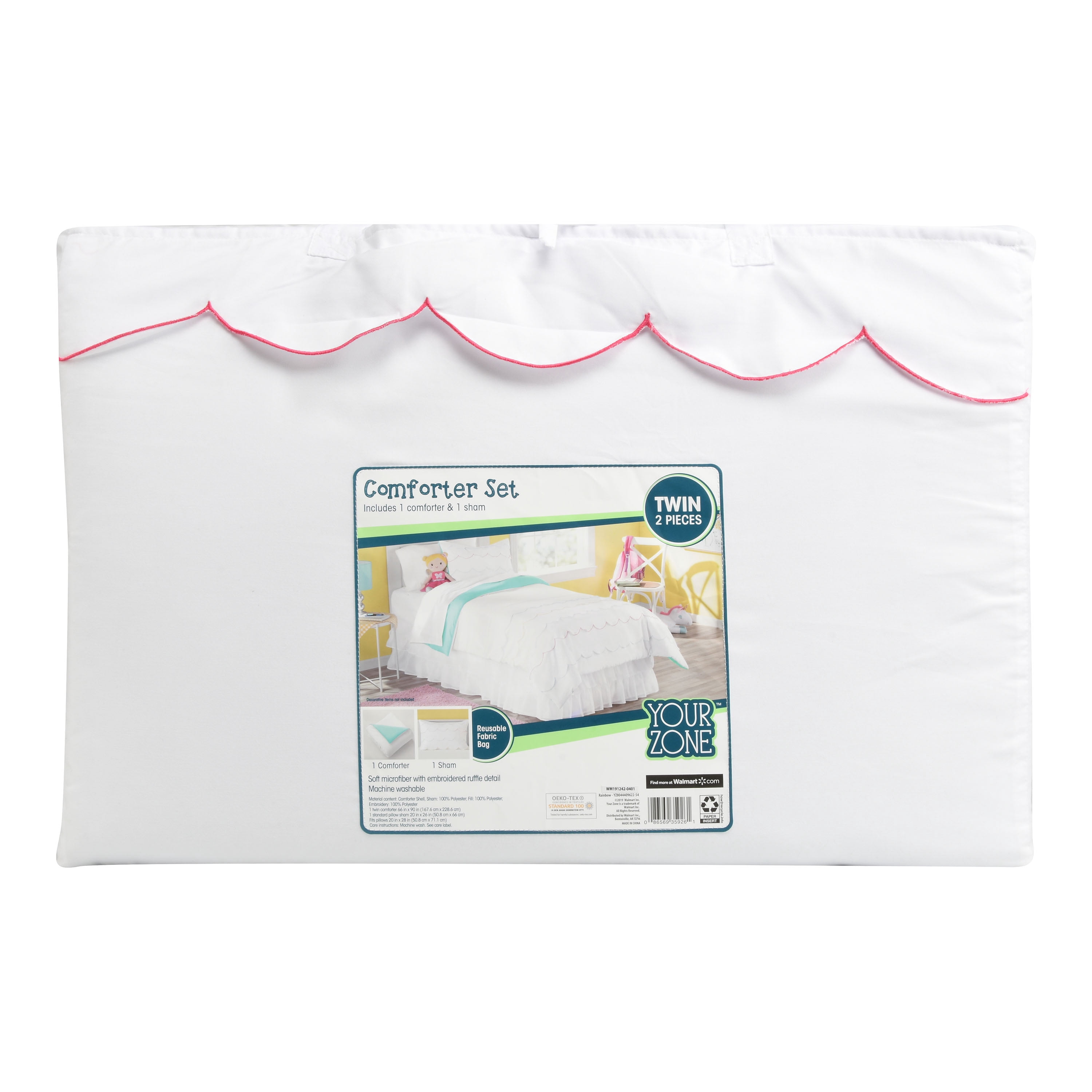 Your Zone Sophia Rainbow Comforter Set Twin