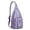 Purple-1, variant on 4-Pockets Cross Body Bags for Woman Men,Cute Sea Life Sling Bag Chest Bag with Adjustable Strap Women's Crossbody Bags for Outdoors Hiking Traveling