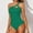 #Green, variant on TODOZO One Piece Swimsuits for Women Tummy Control 2025 Trendy One Shoulder Bathing Suits for Women One Shoulder Swimsuit for Women Bathing Suits Modest Full Coverage Keyhole Swimwear Army Green L