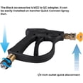 thumbnail image 3 of Mango de pistola para hidrolavadora con 5 boquillas de agua para limpieza de automóviles, liberación rápida de 1/4'', compatible con Karcher, kit de limpieza, 3 of 5