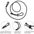 thumbnail image 3 of GHSDFBB Kayak Paddle Leash Safety Rod Adjustable Canoe Paddle Fishing Rod with Snap Hook for Kayaking Securing Canoe SUP Board Rowing Surfing Cycling Survival Paracord Bungee Cord Safety Lanyard, 3 of 7