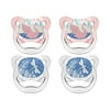 Dr. Brown's PreVent Orthodontic Pacifier - Pink Glow-in-the-Dark - 4pk - 0-6m