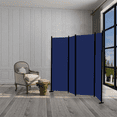 thumbnail image 2 of Room Dividers Folding Privacy Screen 4 Panel Partition Temporary Wall Divider Freestanding Separator for Office, Hospital, School, 2 of 6