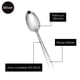 thumbnail image 4 of Cuchara Cafetera O De Te Acero Inoxidable Moven Casia Set 12 Piezas Cubiertos Plata, 4 of 7