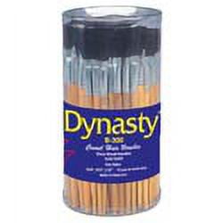 Dynasty Economy Camel Brushes - Canister of 72, Flats