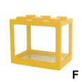 thumbnail image 4 of Detachable Block Betta Aquarium with Exhaust Holes - Square Mini Desktop Fish Tank for Shrimp, Betta, Small Crab Habitats, 4 of 7