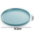 thumbnail image 2 of Bandeja redonda para cena, plato creativo occidental para desayuno, postre y ensalada, 2 of 5