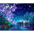 thumbnail image 2 of Kit de pintura por números Likrtyny escena nocturna lienzo 40 X 50 cm, 2 of 9