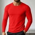 thumbnail image 6 of Mens Long Sleeve Shirts for Sports Gym Slim Fit Crew Neck Stretchy Quick Dry Base Layer Casual Workout T-Shirts, 6 of 8
