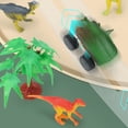 thumbnail image 4 of Camión de juguete de dinosaurio, coche de juguete con 6 piezas de mini dinosaurios de plástico al azar para niños y niñas, crea un mundo de dinosaurios realista como regalo de cumpleaños, 4 of 5