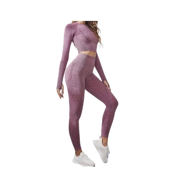Set Deportivo Top Manga Larga Sports Store I Brown Talla M Vino