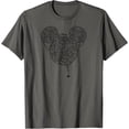thumbnail image 1 of Mickey Mouse Spider Web Ears Halloween Graphic T-Shirt All Size S-5XL, 1 of 4