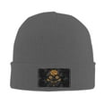 thumbnail image 2 of ZICANCN Day of The Dead Skull Knit Beanie Hat , Winter Cap Soft Warm Classic Hats for Men Women Deep Heather, 2 of 8