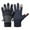 Blue, variant on Audhol Gloves Winter New Ladies Fingerless Knitted Warm Half Finger Wool Gloves Touchscreen Non-Slip Gloves Black One Size